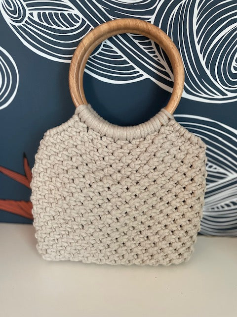 Top handle and clutch bag neutral go with everything collection