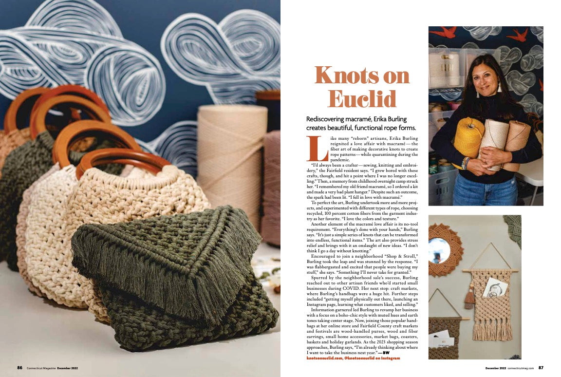 meet the maker as featured in CT Magazine